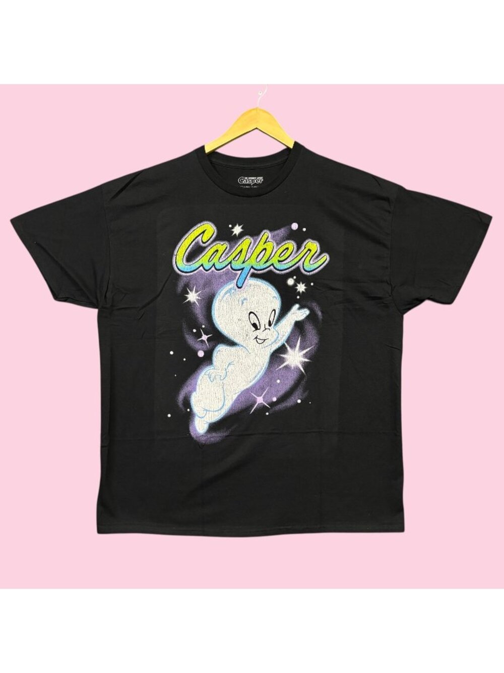 Casper The Friendly Ghost Airbrush Cartoon Poster Tee 2X